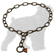 Stylish Black Stainless Steel Russian Terrier Fur Saver