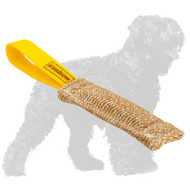 Pocket Jute Black Russian Terrier Bite Tug