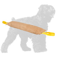 Large Leather Russian Terrier Bite Tug