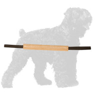 Pocket Leather Black Russian Terrier Bite Tug