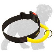Extra strong nylon collar with quick release buckle for your Black Russian Terrier