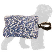 Pocket Size French Linen Russian Terrier Bite Tug