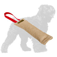 Reliable Jute Russian Terrier Tug with Handle