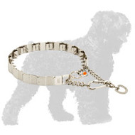 Strong Stainless Steel Russian Terrier Neck Tech Prong Collar