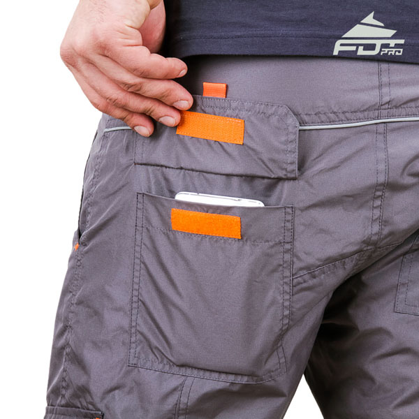 Convenient Design Pro Pants with Handy Side Pockets for Dog Training