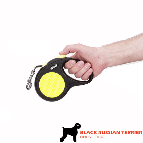 Retractable Lead with Strong Comfortable Chrome Plated Snap Hook
