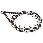 Strong Herm Sprenger Black Russian Terrier Pinch Prong Collar of Black Stainless Steel - 2.25 mm (1/11 inch)
