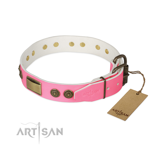 Reliable hardware on everyday use dog collar