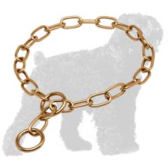 Goldish Curogan Russian Terrier Fur Saver Collar with O-ring