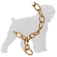 Reliable Choke Chain Curogan Dog Fur Saverfor Black Russian Terrier