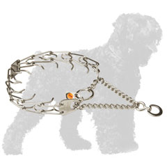 Stainless Steel Russian Terrier Prong Collar for Behavior Correction