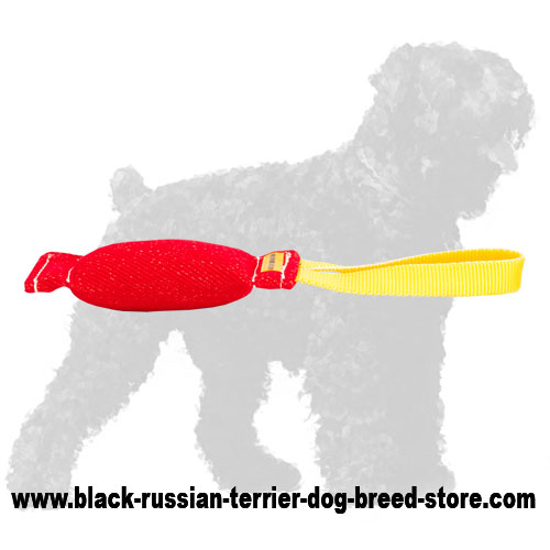 Quality French Linen Russian Terrier Bite Tug