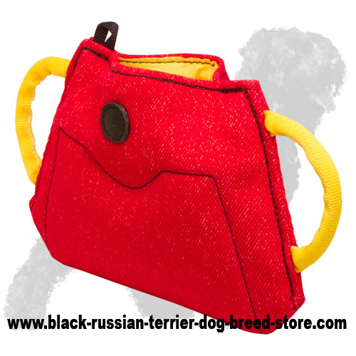 High Quality Frrench Linen Black Russian Terrier Bite Developer
