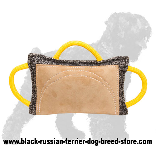 french linen russian terrier bite pillow for advanced training te12