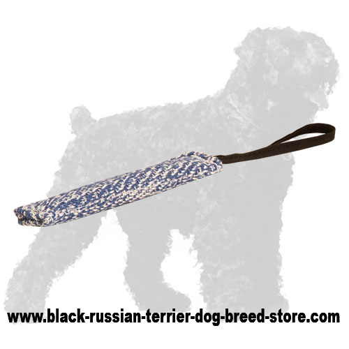 French Linen Russian Terrier Bite Tug for Puppy Training