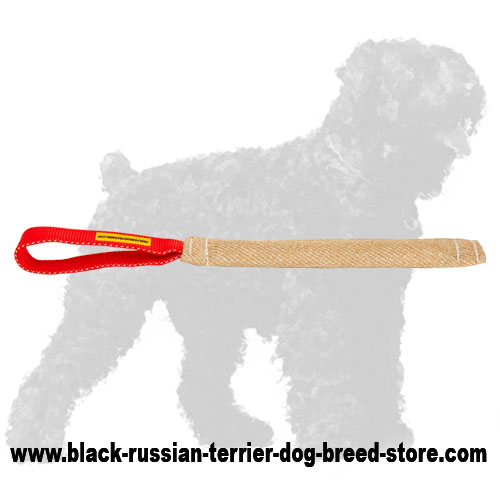 Jute Russian Terrier Tug for Bite Work