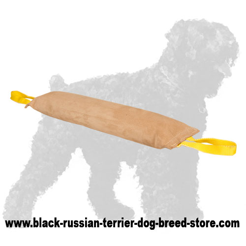 Large Leather Russian Terrier Bite Tug