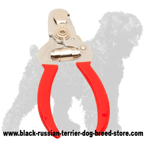 Soft Russian Terrier Nail Trimmer with Vinyl Handles