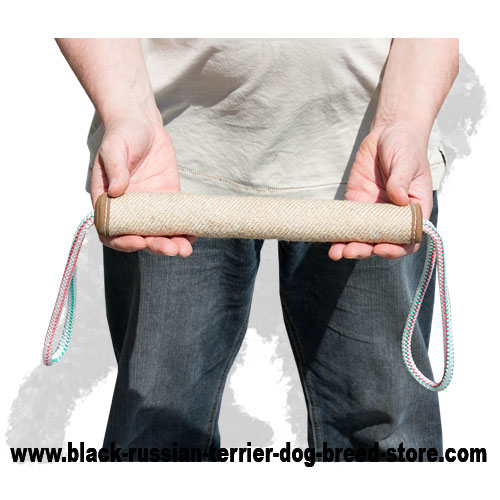 Quality Jute Russian Terrier Roll with 2 Handles