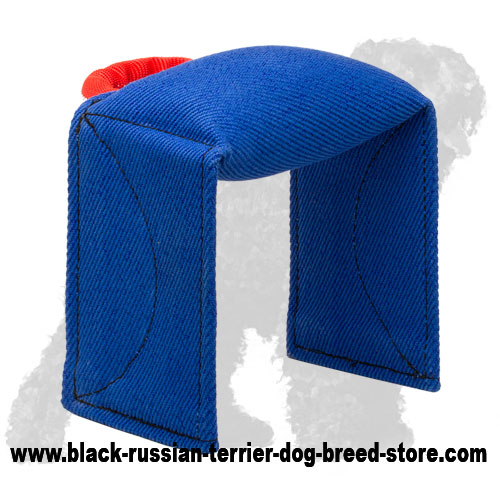 Durable French Linen Russian Terrier Bite Pillow