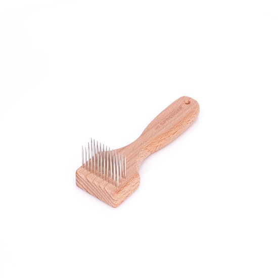 "Tidy Look" Wooden Brush/Comb With Metal Teeth for Black Russian Terrier