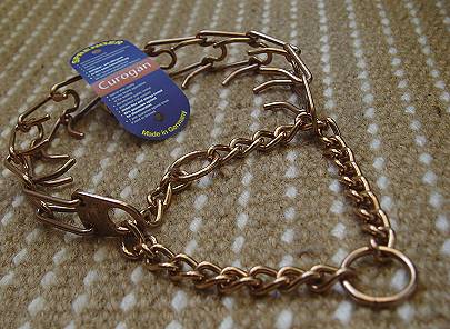 Curogan dog pinch collar/Prong collar made in Germany