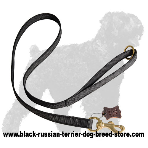 Walking I-Grip Nylon Black Russian Terrier Leash