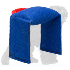 Durable French Linen Russian Terrier Bite Pad with Soft Handle